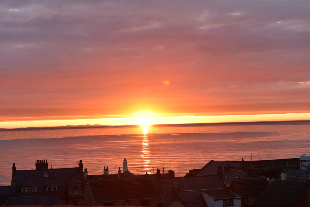 The Knowes Hotel and Restaurant Aberdeenshire Sunset View
